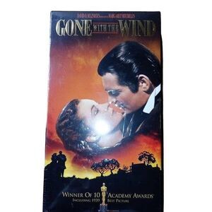 New VHS 1939 Movie Gone With the Wind New Watermark Clark Gable